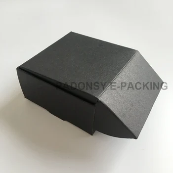 50pcs Mulit-dydis, Juodos spalvos Kraft Popieriaus Dėžutė Lėktuvas Stiliaus Amatų Dovanų Pakavimo Dėžės Saldainių Dėžutė Pateikti Kartoninė Dėžutė