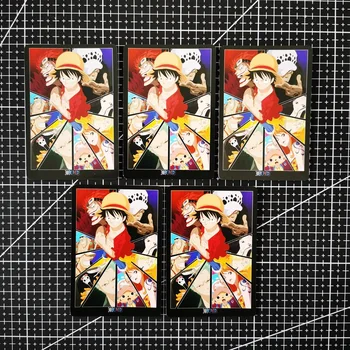 53pcs/set Vienas Gabalas ACE Monkey D. Luffy Roronoa Zoro Hobis Kolekcionuojamų Žaidimas Anime Kolekcija Korteles