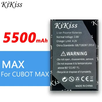 5500mAh už CUBOT MAX Baterijos Pakeitimo atsarginę bateriją CUBOT MAX Mobilųjį Telefoną Sandėlyje