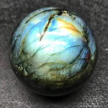 55mm Helovinas crystal ball/ GAMTOS Labradoras Krištolo rutulys, kamuolys mėlyna Arbab Akmuo Perlas