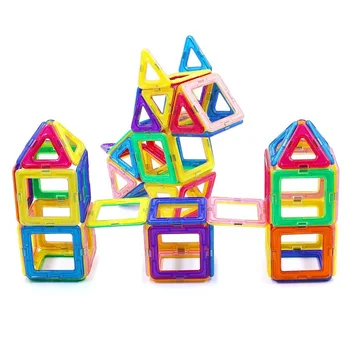 56pcs Didelis Dydis Magnetinė Dizaineris Blokai, Statybų ir Statybos Žaislas Magnetinio Plytelės Žaidimas Švietimo Žaislai Vaikams Dovanos