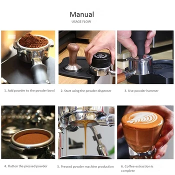 58MM Kiauras Portafilter Nerūdijančio Plieno Profesionalių Espresso Kavos Aparatas Komplektas su 2 Puodeliai ir 1 Puodelis Filtro Krepšys