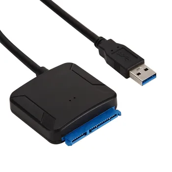 5Gbps SATA Į USB 3.0 2.5/3.5 Colių HDD SSD Kietųjų Diskų Keitiklio Kabelį Linijos Adapteris Kietojo Disko Adapteris Konversijos Kabelis