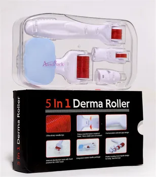 5in1 Derma Roller adata roller Kit Mikro Adatų Rinkinys, Veido Anti-Senėjimo Odos Priežiūros Veido Grožio Priemonė