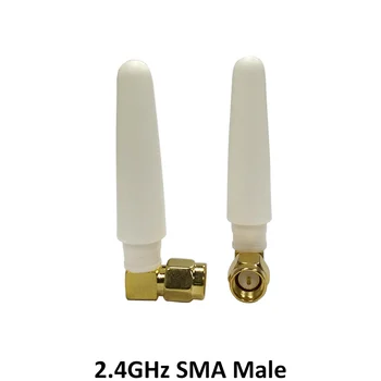 5vnt 2.4 GHz antena wifi SMA Male Jungtis 2~3dbi 2.4 ghz antena wi fi mažo Dydžio palydovų balta wi-fi antenas antenos maršrutizatorius