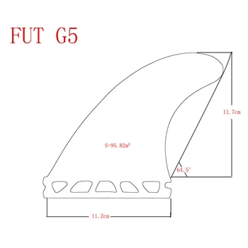 5vnt/4pcs pelekai nustatyti Upsurf Ateityje Fin G5+GL Burlenčių Pelekai Stiklo pluošto Korio Quad Pelekai Quilhas privairavimo įrenginys