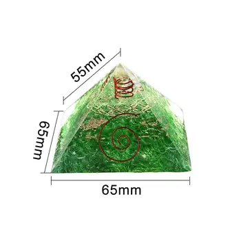 6.5 cm Halo Energijos Konverteris Orgonite Piramidės, simbolizuoja meilę atneša laimę dervos apdailos amatų orgone Pasisekė Dovanos