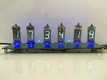 6 Bitų LED Švyti Skaitmeninis Laikrodis Nixie Vamzdis Laikrodis Rinkinys 