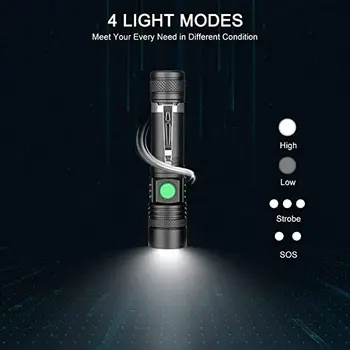 60000 Lums Ultra Ryškus LED Žibintuvėlis USB linterna led žibintuvėlis T6/L2/V6 lanterna Galia Patarimai Dviračio Žibintas Įkraunamas Naudoti 18650