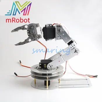 6DOF Mechaninė Roboto Rankos 360 Laipsnių Besisukantis Bazės, Savivartis Su Letena Apkabos, MG996R WI-fi/Bluetooth Kontrolės Roboto Modelis Žaislas