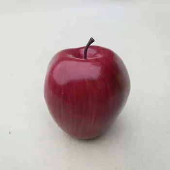 6pcs Dirbtinis obuoliai Plastiko Red Delicious Vaisių Ekranas Virtuvės Maisto produktai, Namų Dekoro Namų Šaliai Apdaila, Dirbtinis Obuoliai