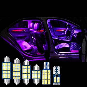 6pcs Klaidų LED Lemputės Komplektą Automobilio Salono Dome Skaitymo Lempos bagažo skyriaus Apšvietimas Chevrolet Cruze 2009 2010 2011 2012 2013