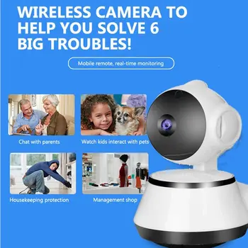 720P Wi-fi IP Kamera Babyfoon Draagbare HD Draadloze Smart Baby Kamera Garso ir Vaizdo Įrašų Priežiūrą, Namų Apsaugos Kamera,