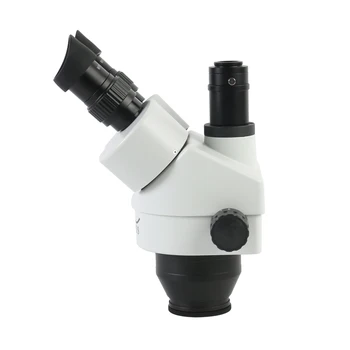 7X-45X Nuolat Zoom vienu metu-židinio Trinokulinis Stereo Mikroskopas, C-Mount Kameros Adapteris + 56 LED Šviesos WF10X/20 Okuliaro
