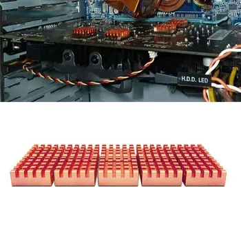 8 Vnt/Set Vario Šilumos Kriaukle už DDR DDR2 DDR3 RAM Atminties Aušintuvas Radiatorių 8 DJA99