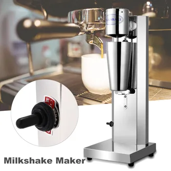 800ml StainlessSteel Namų Milkshake Mašina Vieną Galvos Komercinės Arbata, Pienas Parduotuvė Elektros Maišytuvas Pieno Burbulas Staklių