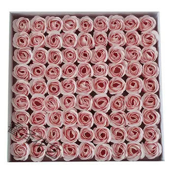 81Pcs Rose Vonios Įstaiga Gėlių Gėlių Muilo Kvapnų Rožių Gėlių Esminius Vestuvių, Valentino Dienos Dovana, turintis Gėlių