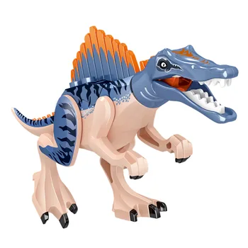 8pcs/set Blokai Juros periodo Dinozaurų blokai DinosaurSet Tyrannosaurus Rex Stegosaurus Statybos Rinkiniai Žaislai Bloko Dydis Modelio Numeris