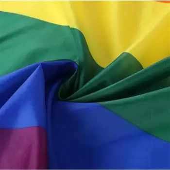 90x150cm LGBT Vaivorykštė Pasididžiavimas Vėliava Vaivorykštės spalvų vėliavos banner gėjų BL homoseksualumas LG lesbiečių namų dekoro