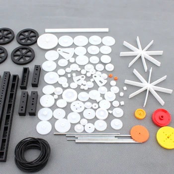 92 rūšių įrankių vieną rinkinį 92pcs įrankių krepšys plastikinis įrankių, žaislų įrankio modelio robotas Automobilis 