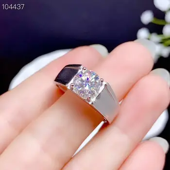 925 sterlingas sidabro žiedas Klasikinio stiliaus Deimantų papuošalai Mosan deimanto žiedas Vestuves dovanų Žiedą, moterims