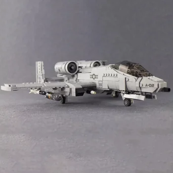 961Pcs Kariniai Blokai 06022 Thunderbolt II A10 naikintuvas Modelį Žaislai Vaikams Kalėdų dovanos