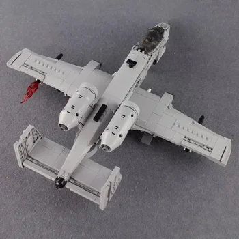 961Pcs Kariniai Blokai 06022 Thunderbolt II A10 naikintuvas Modelį Žaislai Vaikams Kalėdų dovanos