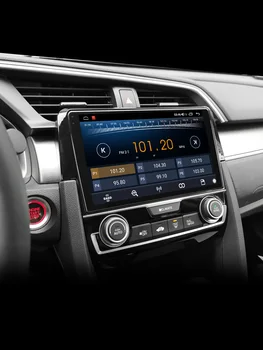 9inch Android10 Automobilio Radijo Honda Civic 2016-2019 Kairės/Dešinės Ratai GPS DSP Carplay SPDIF žemų dažnių garsiakalbis, DAB Android-auto 5GWIFI DAB