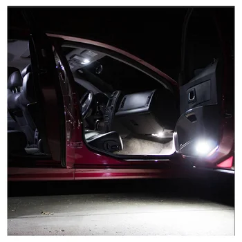 9pcs Balta Canbus LED Interjero Šviesos Skaitymo Lemputės Komplektas Tinka Dodge Durango 2000-2005 M. 2006 m. 2007 m. 2008 m. 2009 Žemėlapį Dome Licencijos Lempos