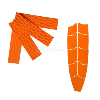 9Pcs Orange Diamond (su spraudžiais, Išdrožomis, neslidžia EVA Naršyti SUP Banglentės Kiteboard Skimboard Visą Denio Danga Traukos Pagalvėlės + 4Pcs Uodega Pagalvėlės