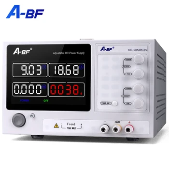 A-BF DC impulsinis Maitinimo šaltinis 0-60V Reguliuojamas Stabilizavosi 0-60A Didelis Tikslumas 4 Skaitmenų Maitinimo Spalvotas Ekranas Stendo Šaltinis