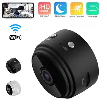 A9 1080P Wifi Mini Kamera Home Security P2P Kamera, WiFi Naktinio Matymo Belaidės Stebėjimo Kameros Stebėti Telefono App Nuotolinio Contr