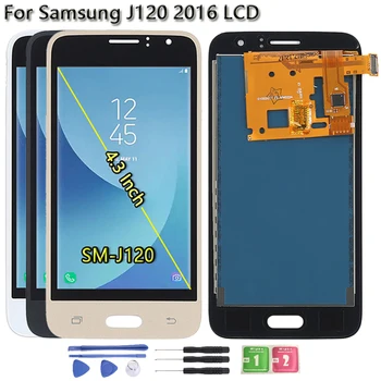 AAA Kokybės J1 2016 LCD Samsung Galaxy j1 2016 J120 J120F J120G LCD Ekranas Jutiklinis Ekranas Asamblėjos Galaxy j120 LCD Remontas