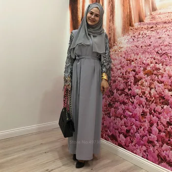 Abaja 2020 Kutas Musulmonų Suknelė Moterims Suknelė, Hijab Islamo Drabužių Turkijos Kaftan Malda Malaizija Dubajus Ilgomis Rankovėmis Thobe Šalis