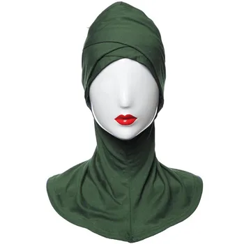 Abaja Dubajus Islamas Saudo Arabijos Musulmonų Hijab Kepurės Moterims Turbaną Hijabs Skara Turbante Mujer Variklio Dangčio Skarelė Underscarf