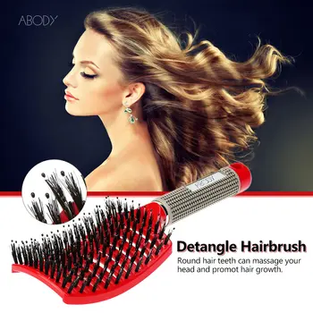 Abody Šukos Plaukų Šepetys Galvos odą Profesionalių Hairbrush Plaukų Moteris raizginys Šukuosenų Tiekimo brush Tool, plaukų šukos drop shipping