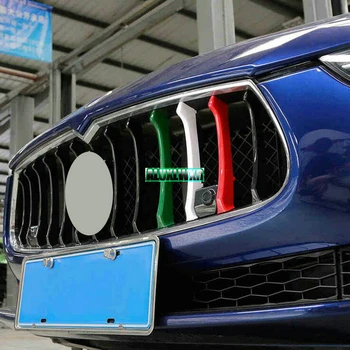ABS Automobilių stiliaus Priekinės Grotelės, Grotelės, Apdailos Juostų Padengti Veiklos Apdailos Lipdukai m. m. 2016 m. 2017 m. Maserati Ghibli