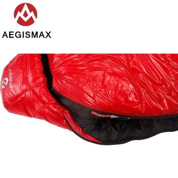 AEGISMAX Naujas AEGIS C500/C700 Ultralight Pėsčiųjų, Kempingas Mumija 90% Baltos spalvos Antis Žemyn miegmaišį Žiemos, Pavasario, Rudens 216 *82cm