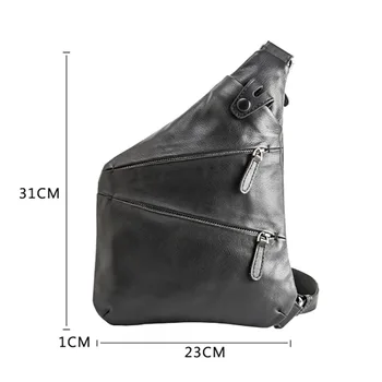 AETOO Odos pečių maišą, vyriški kreivai maišelį, vyrų mados maišelį, tendencija krūtinės maišelį, atsitiktinis vyrų krepšys