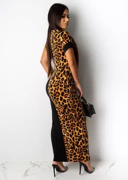 Afrikos Suknelė Vintage Leopard 