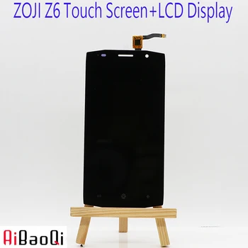 AiBaoQi Naujas Originalus 4.7 colių Jutiklinis Ekranas+1280X720 LCD Ekranas Asamblėjos Pakeisti Homtom ZOJI Z6 MTK6580 Android 6.0