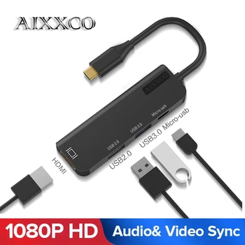 AIXXCO USB C HUB USB-C 3,0 HDMI suderinamus 