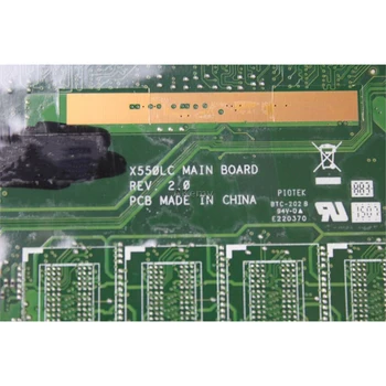 AK X550LC Nešiojamojo kompiuterio motininė plokštė, Skirta Asus X550LC X550LD X550LN Bandymo originalus mainboard NR. RAM I3 CPU GT720M