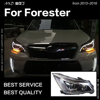AKD Automobilių Stiliaus Žibintas, skirtas Miškininko Žibintai 2013-2016 M. Forester LED Žibintų Angel Eye DRL Hid Bi Xenon Auto Priedai