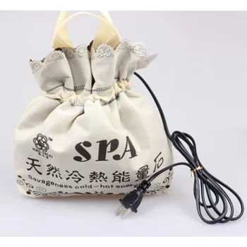 Akmenų masažas Šildytuvas box/Šildytuvas maišelį ,110V-220V karšto akmens, SPA masažas (vienintelis atvejis, įskaitant akmenys)