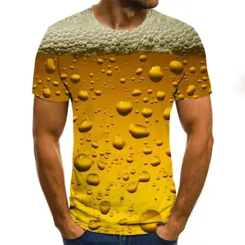 Alaus 3D Print T Shirt atėjo Laikas Laišką Moterys Vyrai Juokinga Suvenyrinius marškinėlius trumpomis Rankovėmis Viršūnes Unisex Apranga, Drabužiai