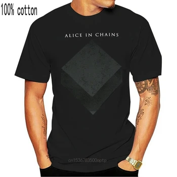 Alice In Chains Bicubic S, M, L, XL, 2XL,3XL Black Marškinėliai Grynos Medvilnės Apvalios Apykaklės Vyrų Viršuje Tee Spausdinti Marškinėliai Vyrams
