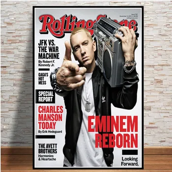 Aliejaus Tapybai Kanye West Cardi B Weeknd Harry Styles Eminemas Pop Žvaigždės Spaudinių Sienos Menas Nuotraukas, Namų Dekoro quadro cuadros
