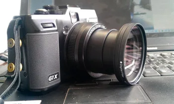 Aliuminio FA-DC58C Fotoaparato Objektyvo Filtro Adapteris Canon PowerShot G1X Kamera Įdiegti 58mm UV filtras (Nesuderinamos Su G1X II)