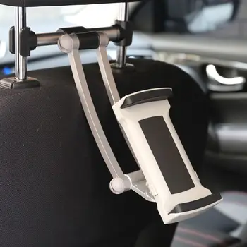 Aliuminio galinės Sėdynės Pagalvėlės Tablet telefono Automobilinį Laikiklį 5.5-13 Colių telefoną, Planšetinį kompiuterį prijungti tablet stand For iPad Oro Pro 12.9 